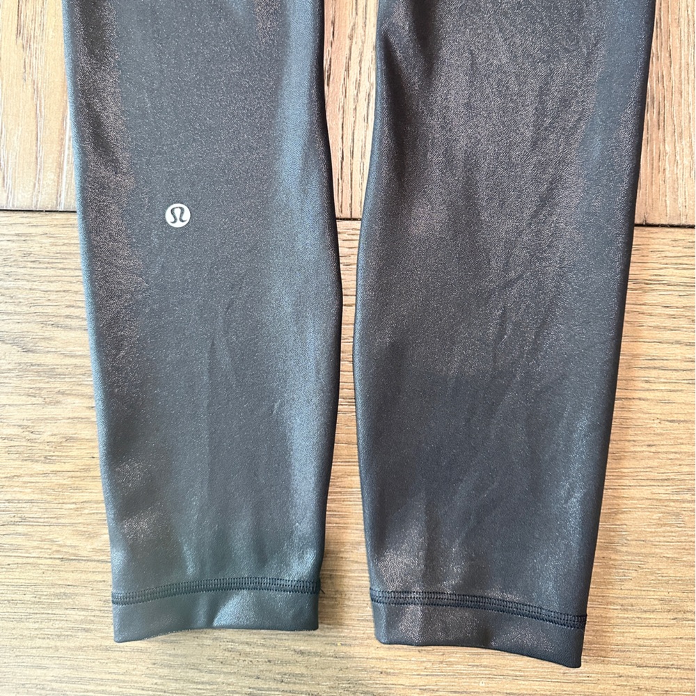 Lululemon Wunder Train High-Rise Tight 25” Black Radiate Foil - Picture 8 of 9